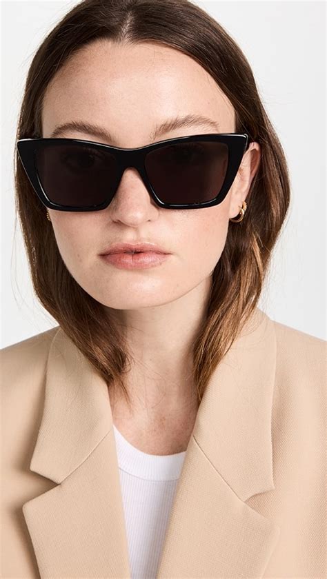 ysl sunglasses heart evangelista|saint laurent flat top sunglasses.